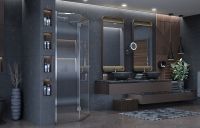 Товар: Душевой уголок Ambassador Diamond 100х100 12011112L профиль Хром стекло прозрачное - фото 7 Душевой уголок Ambassador Diamond 100х100 12011112L профиль Хром стекло прозрачное — фото 7, Душевые уголки