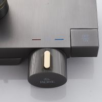 Товар: Душевая система Rose R18T R1896T с термостатом Оружейная сталь - фото 6 Душевая система Rose R18T R1896T с термостатом Оружейная сталь — фото 6, Душевые стойки