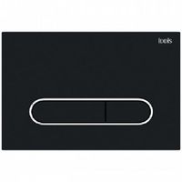 Клавиша смыва Iddis Unifix UNI71MBi77 Черный — фото 1, Кнопки смыва
