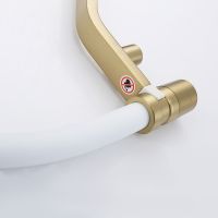 Смеситель для кухни Raglo R85.62.03 Золото матовое Белый — фото 3, Смесители для кухни