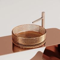 Раковина-чаша Ceramicanova Cristal 36 CN6058 Бежевая — фото 27, Раковины накладные