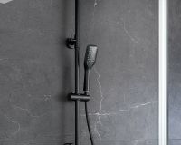 Душевая система Lemark Tropic Черный арт-LM7002BL — фото 2, Душевые стойки