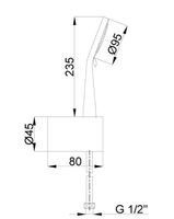 Душевой гарнитур Azario AZ-15786010 Хром — фото 2, Душевые гарнитуры