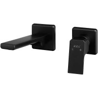 Смеситель для раковины E.C.A. Tiera 102167605C1EX-KK Черный матовый — фото 1, Смесители для раковины