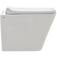 Унитаз AQUAme AQM2004 подвесной Белый глянец с сиденьем Микролифт — фото 4, Унитазы