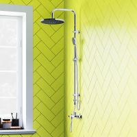 Душевая система Dorff Norma D0710000 Хром — фото 6, Душевые стойки