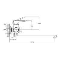 Смеситель для ванны G-Lauf NUD7-A045KH универсальный Сатин — фото 2, Смеситель для ванны