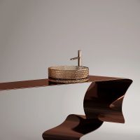 Раковина-чаша Ceramicanova Cristal 36 CN6058 Бежевая — фото 9, Раковины накладные