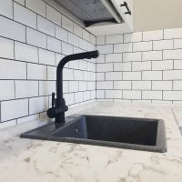 Смеситель для кухни Swedbe Selene Plus 8149 Черный матовый — фото 14, Смесители для кухни