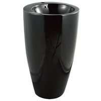 Раковина CeramaLux 49 В133В Черная — фото 1, Раковины напольные