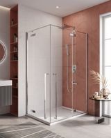 Душевой уголок Cezares LINER-AH-2-120/90-C-Cr-R — фото 1, Прямоугольные душевые уголки