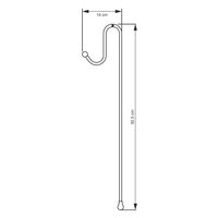 K- Держатели для 3-х навесных полок арт-1133 — фото 3, Прочие аксессуары и комплектующие