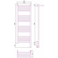 Товар: Электрический полотенцесушитель Сунержа Богема 3.0 1200x400 R 00-5807-1240 с полкой Хром - фото 4 Электрический полотенцесушитель Сунержа Богема 3.0 1200x400 R 00-5807-1240 с полкой Хром — фото 4, Электрические полотенцесушители