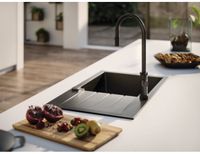 Смеситель для кухни ALVEUS NERINA - PS BLACK — фото 1, Смесители для кухни