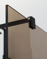 Душевая перегородка CEZARES LIBERTA-L-2-120-BR-NERO — фото 4, Душевые перегородки