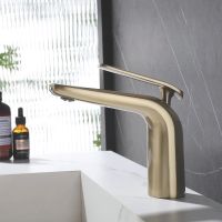 Смеситель для раковины Rose R39G R3901G Золото матовое — фото 9, Смесители для раковины