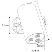 Душевая система Bronze de Luxe Liberty 5011B-S Черная матовая — фото 10, Верхние души