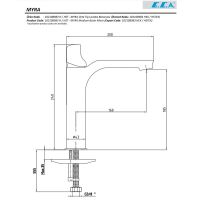 Смеситель для раковины E.C.A. Myra Хром арт-102108983HEX — фото 2, Смесители для раковины