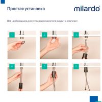 Смеситель для раковины Milardo Rora RORSB00M01 Хром — фото 4, Смесители для раковины