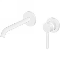 Смеситель для раковины Gattoni Circle Two 9137/91BO Белый матовый — фото 1, Смесители для раковины