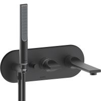 Смеситель для ванны Bossini Apice Z00555.073 Черный матовый — фото 1, Смеситель для ванны