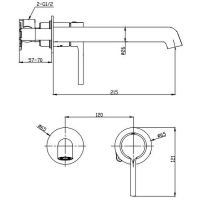 Смеситель для раковины Raglo R20.11 Хром — фото 2, Смесители для раковины