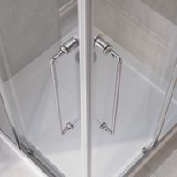 Душевой уголок CEZARES RELAX-304-A-2-90-C-CR — фото 4, Квадратные душевые уголки