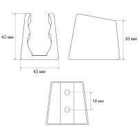 Товар: Держатель ручного душа Melodia della vita Prime MKP20515P Хром - фото 2 Держатель ручного душа Melodia della vita Prime MKP20515P Хром — фото 2, Держатели для душа