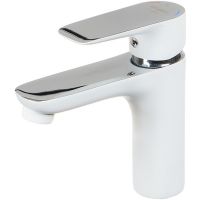 Смеситель для раковины Melodia della vita Rumba MDV35320wt Белый Хром — фото 1, Смесители для раковины