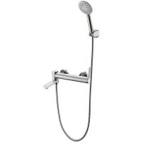 Смеситель для ванны BelBagno Etna ETN-SET-VDH-IN Сатин — фото 1, Для душа и ванны