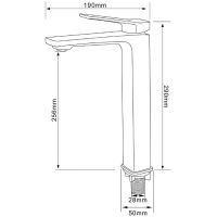 Товар: Смеситель для раковины Comforty FC071B-CKBT Белый арт-00-00006501 - фото 3 Смеситель для раковины Comforty FC071B-CKBT Белый арт-00-00006501 — фото 3, Смесители для раковины