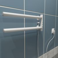 Электрический полотенцесушитель Маргроид Cook 190х110 Cook-1840-1049-9016R правый Белый матовый — фото 2, Электрические полотенцесушители