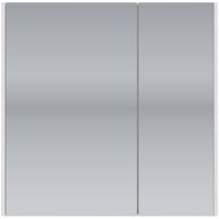 Шкаф зеркальный PRIME, 70 см, 2 дверцы, 4 стеклянные полки, белый арт-99.9305 — фото 7, Зеркальные шкафы в ванную