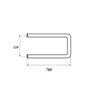 Товар: Водяной полотенцесушитель Point П-образный PN35337 320x70 Хром - фото 3 Водяной полотенцесушитель Point П-образный PN35337 320x70 Хром — фото 3, Водяные полотенцесушители