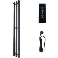 Электрический полотенцесушитель Маргроид Inaro профильный 1200x120 Inaro3v-12012-1081-9005R правый Ч — фото 1, Электрические полотенцесушители