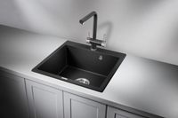 Товар: Granula-5102, ТУРМАЛИН, кухонная мойка, кварц - фото 2 Granula-5102, ТУРМАЛИН, кухонная мойка, кварц — фото 2, Кухонные мойки