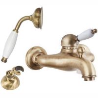 Смеситель для ванны Fiore Imperiale 83ZZ5104 Бронза — фото 3, Для душа и ванны