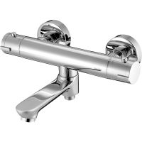 Смеситель для ванны Swedbe Mercury 9045 с термостатом Хром — фото 1, Смеситель для ванны