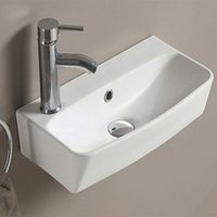 Раковина CeramaLux 45 9055 Белая — фото 2, Раковины