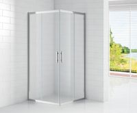 Душевой уголок CEZARES ECO-O-A-2-90-P-Cr — фото 1, Квадратные душевые уголки