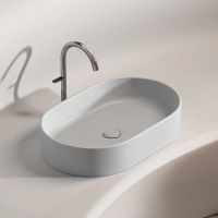 Раковина-чаша Ceramicanova Element 61 CN6048MSG Серая матовая — фото 11, Раковины накладные