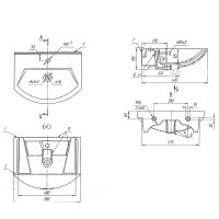 Товар: Раковина Owl 1975 Альфа 55 195452 Белая - фото 2 Раковина Owl 1975 Альфа 55 195452 Белая — фото 2, Раковины встраиваемые сверху