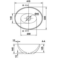 Раковина-чаша Maretti Eleganza 41 EN13NS87-844 Белая — фото 5, Раковины накладные