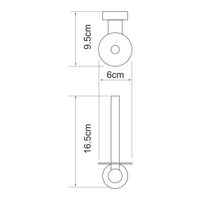 Donau K-9497 Держатель туалетной бумаги — фото 4, Держатели туалетной бумаги