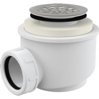 Сифон для душевого поддона Alcaplast A46-50 Сталь — фото 1, Сифоны для поддонов