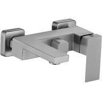 Смеситель для ванны Haiba HB60803-2 Нержавеющая сталь — фото 1, Для душа и ванны