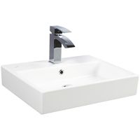 Раковина Creavit Next 50 NX242-H.00000 Белая — фото 4, Раковины подвесные