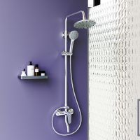 Товар: Душевая система Dorff Prime D0740900 Хром Серый - фото 8 Душевая система Dorff Prime D0740900 Хром Серый — фото 8, Душевые стойки