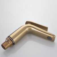 Смеситель для раковины Rose R39G R3901G Золото матовое — фото 8, Смесители для раковины