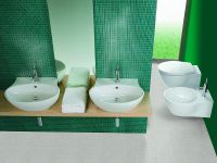 Раковина Hatria Nido 62 Y0R401 Белая — фото 2, Раковины